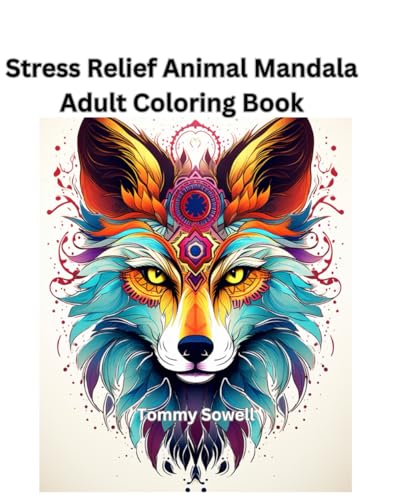 Stress Relief Animal Mandala adult coloring book. von Independently published